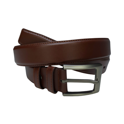Men's Premium Waist Belt 100% Genuine Leather Chocolate Color All